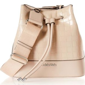 Calvin Klein Gabrianna Bucket Bag NWT
